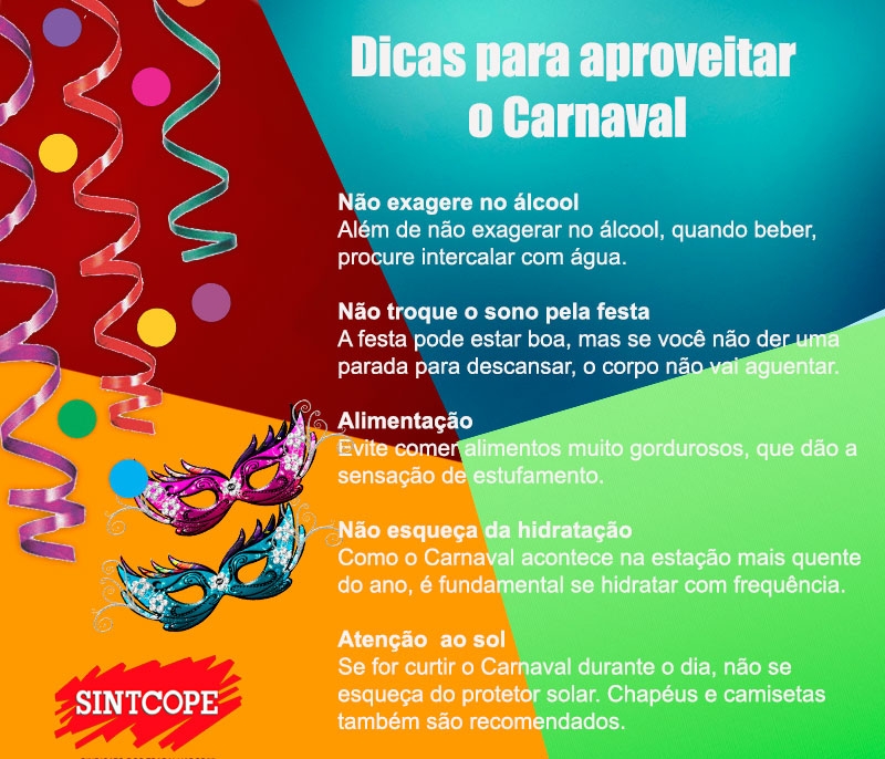 Imagem da notícia Aproveite o Carnaval sem comprometer a saúde