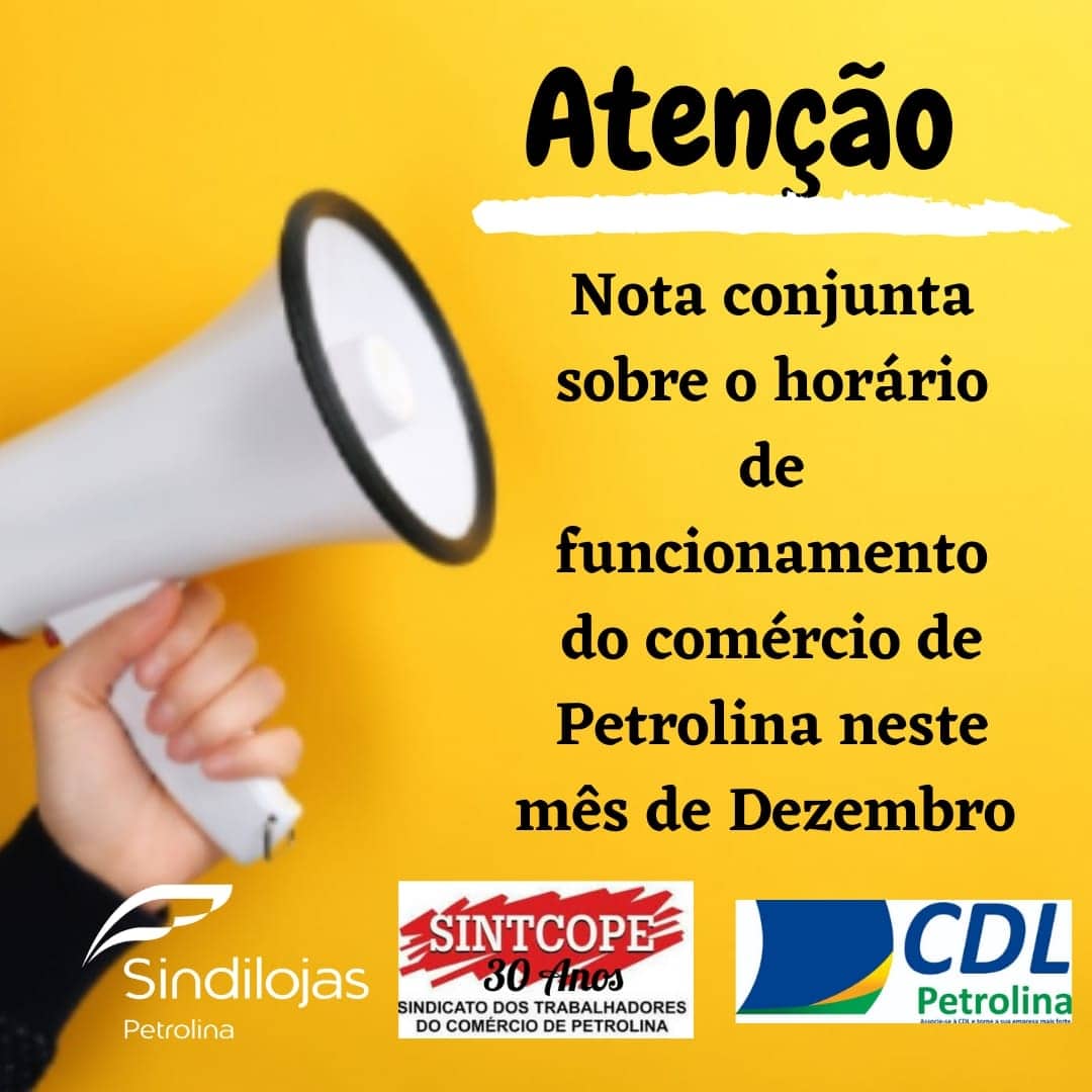 Imagem da notícia Comércio de Petrolina abrirá aos domingos durante o mês de dezembro