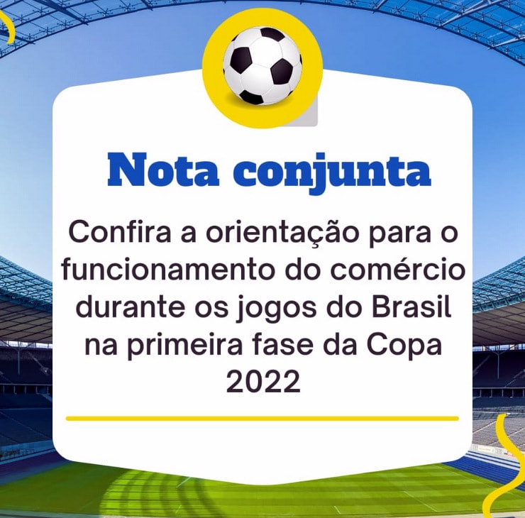 Imagem da notícia Mudança nos horários do comércio de Petrolina durante jogos do Brasil na Copa 2022