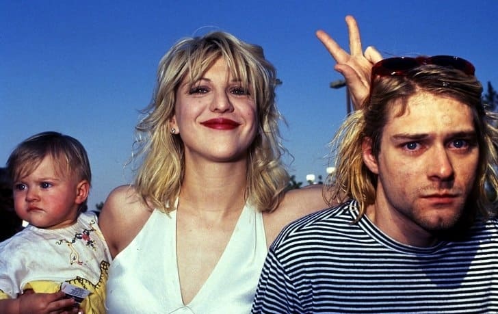 Kurt Cobain e família