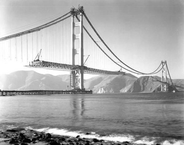 Construção da Ponte Golden Gate, 1937