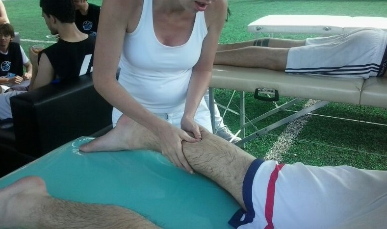 Quick Massage em eventos esportistas