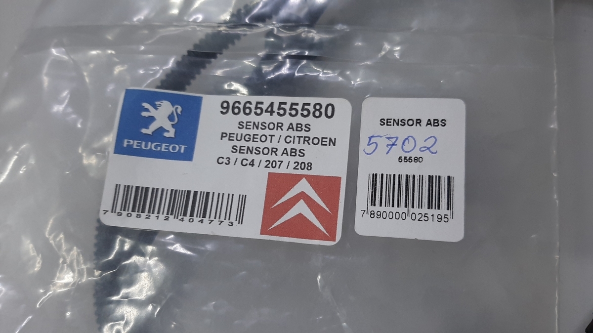 Sensor Do ABS C3_C4_207_208 - Foto 2