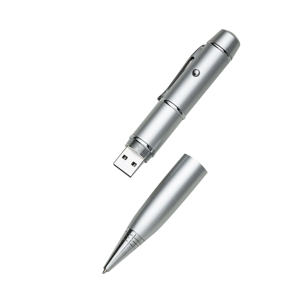 Caneta Pen Drive 4GB e Laser - Foto 4