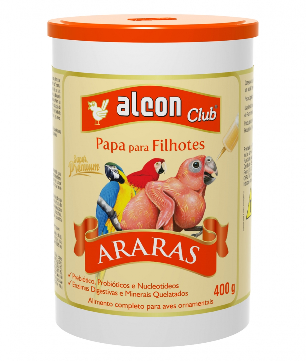 ALCON CLUB PAPA P/ FILHOTE DE ARARAS 400 G